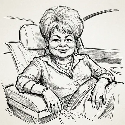 Expressive Hand-Drawn Charcoal Caricatures