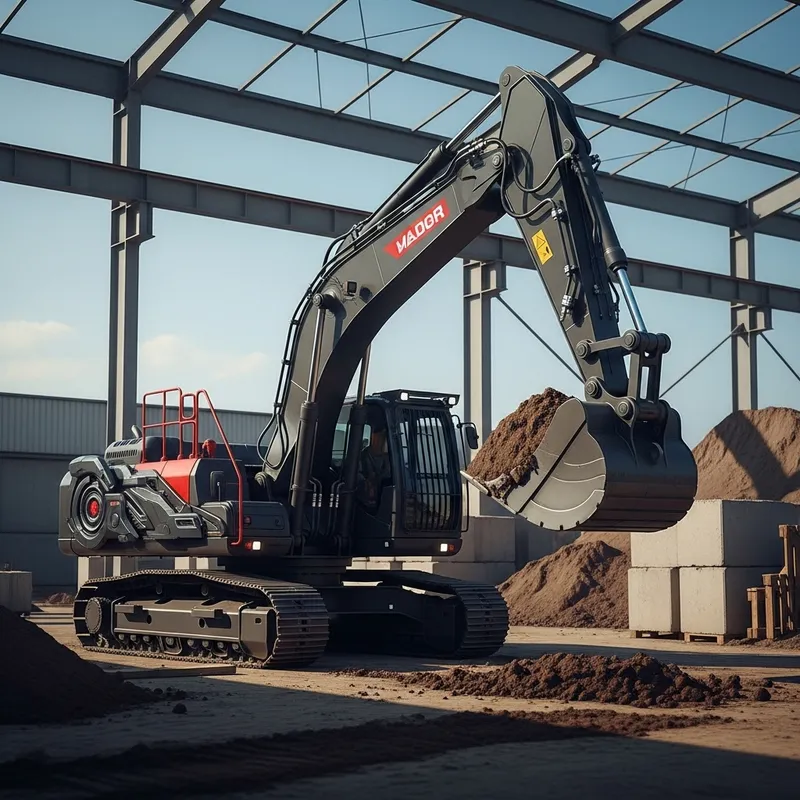 Terminator T8000 Construction Excavator | Robotic Design