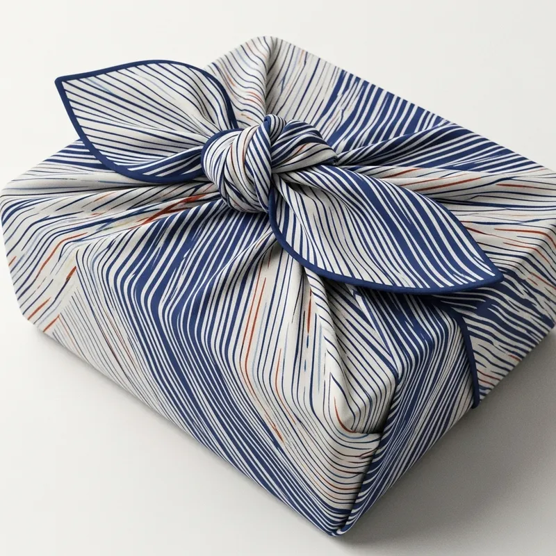 Furoshiki Bento Tie: Abstract Abstraction