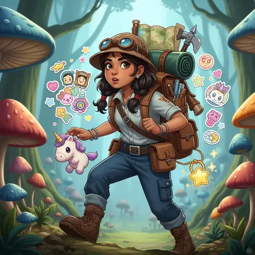 Adventurous South Asian Girl: Exploration with Curiosity