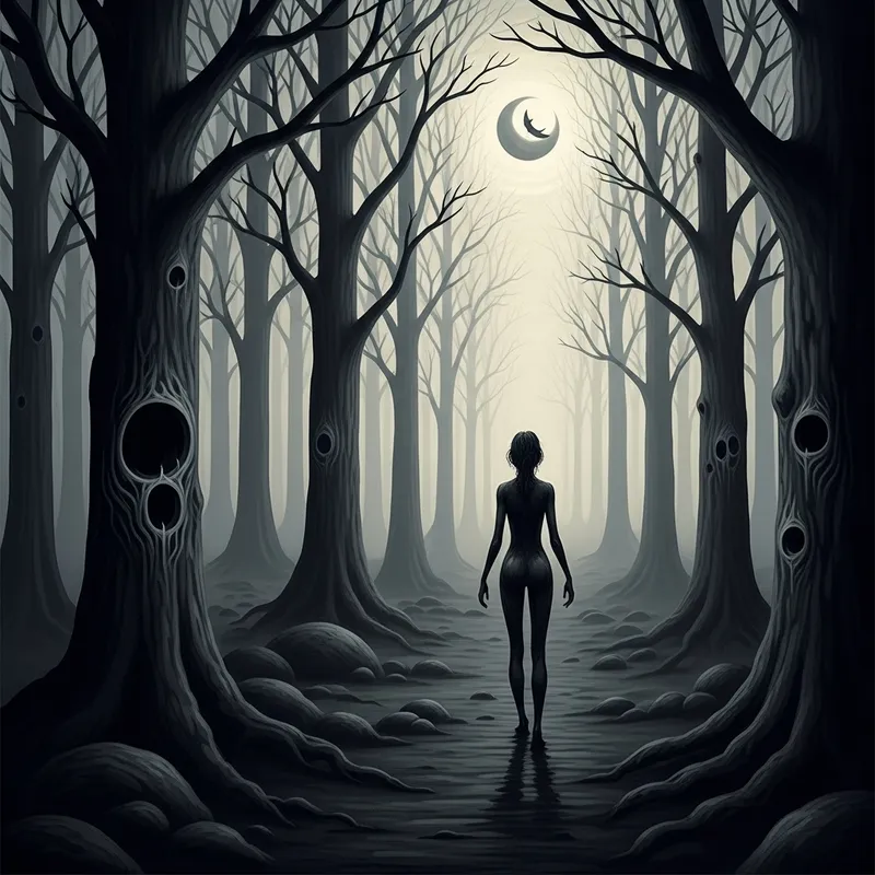 Ethereal Surrealist Forest | Mysteries of Death Unveiled Ethereal Surrealist Forest | Mysteries of Death Unveiled