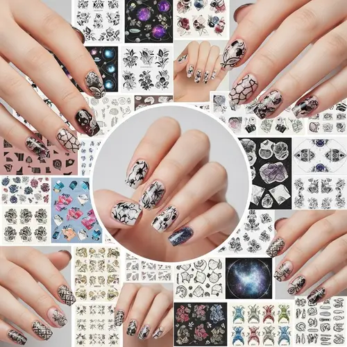 Intricate Nail Art Decal Designs | Patterns & Colors Galore