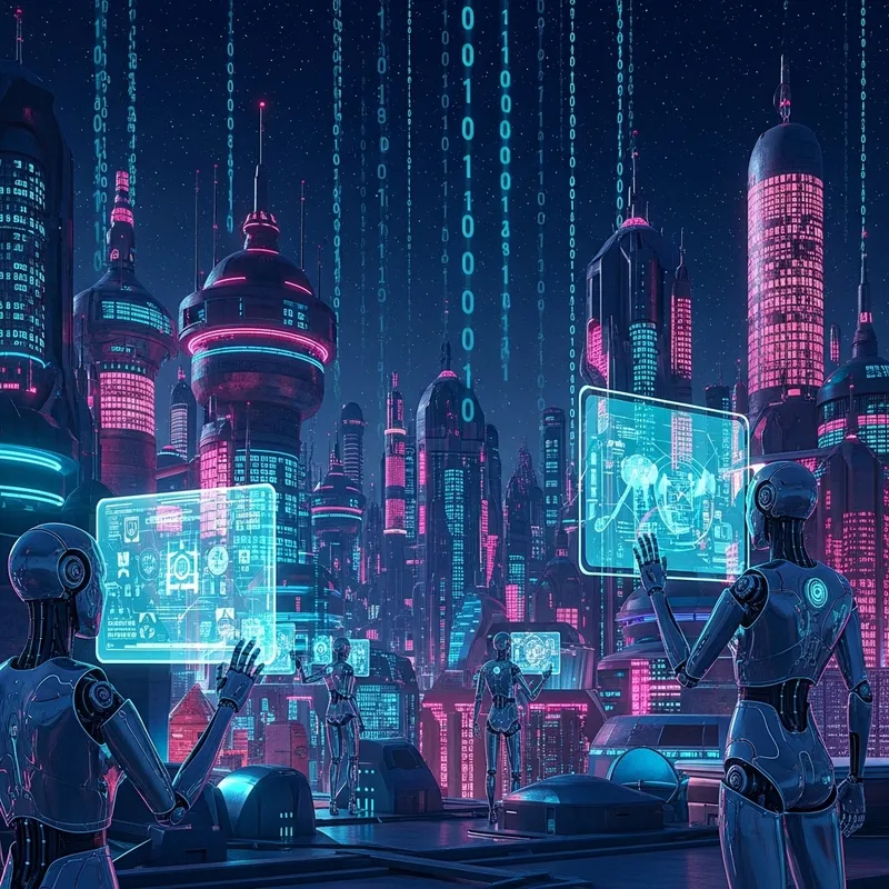Futuristic AI and Otherworldly Visions: Discover the Neon Future Futuristic AI and Otherworldly Visions: Discover the Neon Future