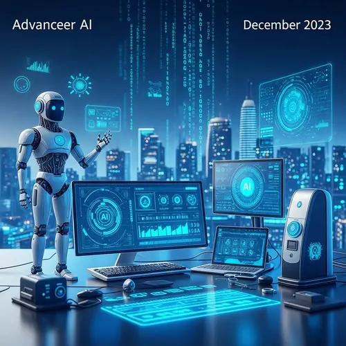 Futuristic AI Advancements in December 2023 | Technology-Driven World