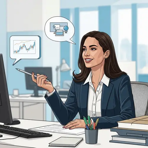 Professional Hispanic Businesswoman in Modern Office Environment