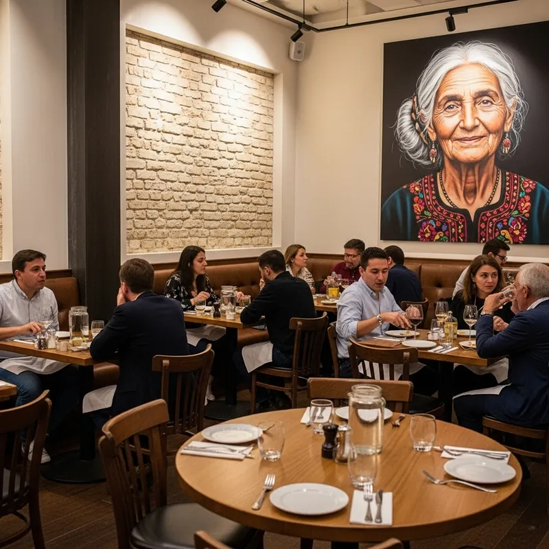 Portrait of Wisdom in a Charming Restaurant | Fine Dining Experience