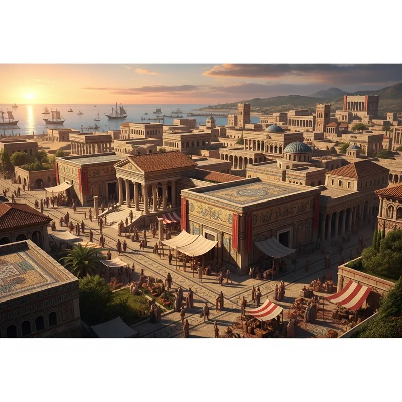Ancient Carthage: Cityscape of Merchants, Traders, Philosophers