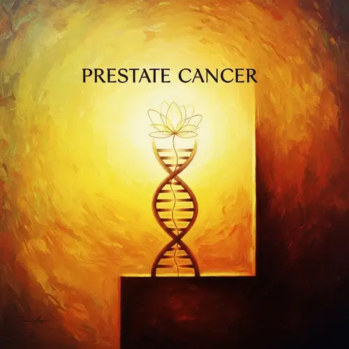 Evocative Prostate Cancer Book Cover Background Image