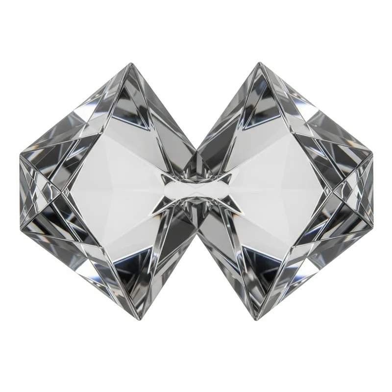 Symmetrical Clear Shapes Merging Gracefully