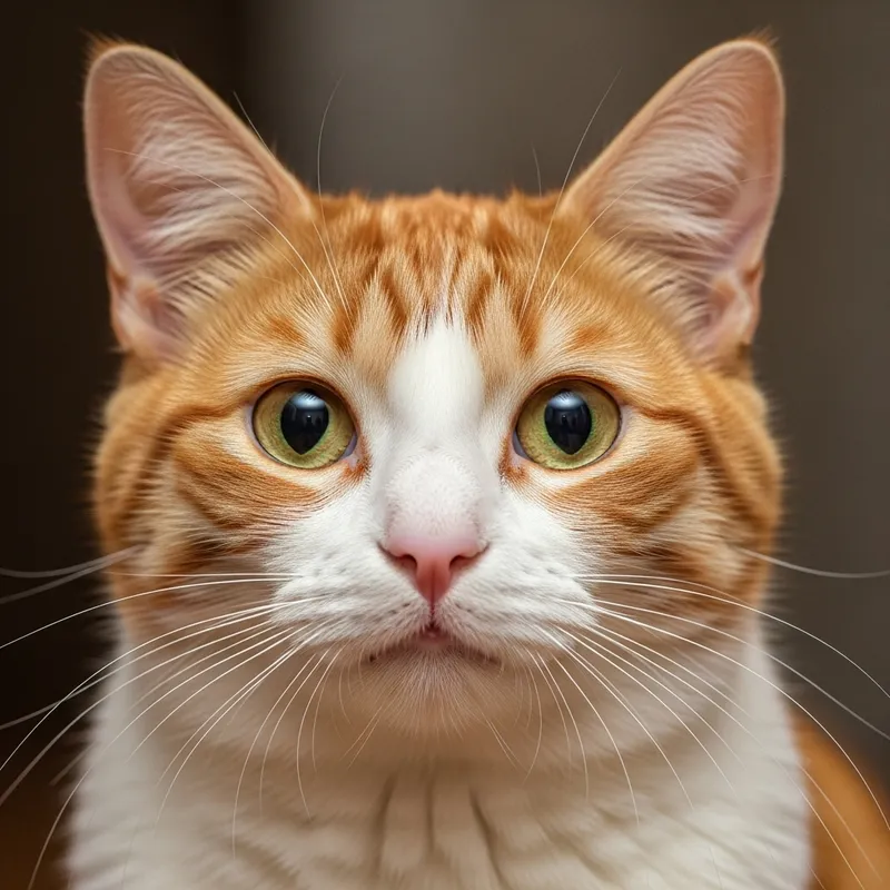 Funny Cat Face - Cute and Amusing View