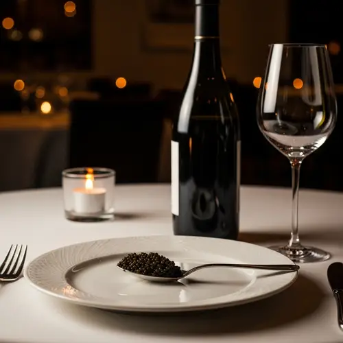 Luxurious Dining Experience with Black Caviar | Restaurant Ambiance