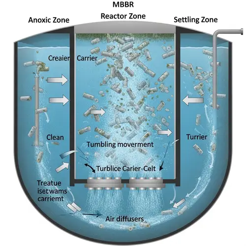 Moving Bed Biofilm Reactor (MBBR) for Water Treatment | Detailed Overview