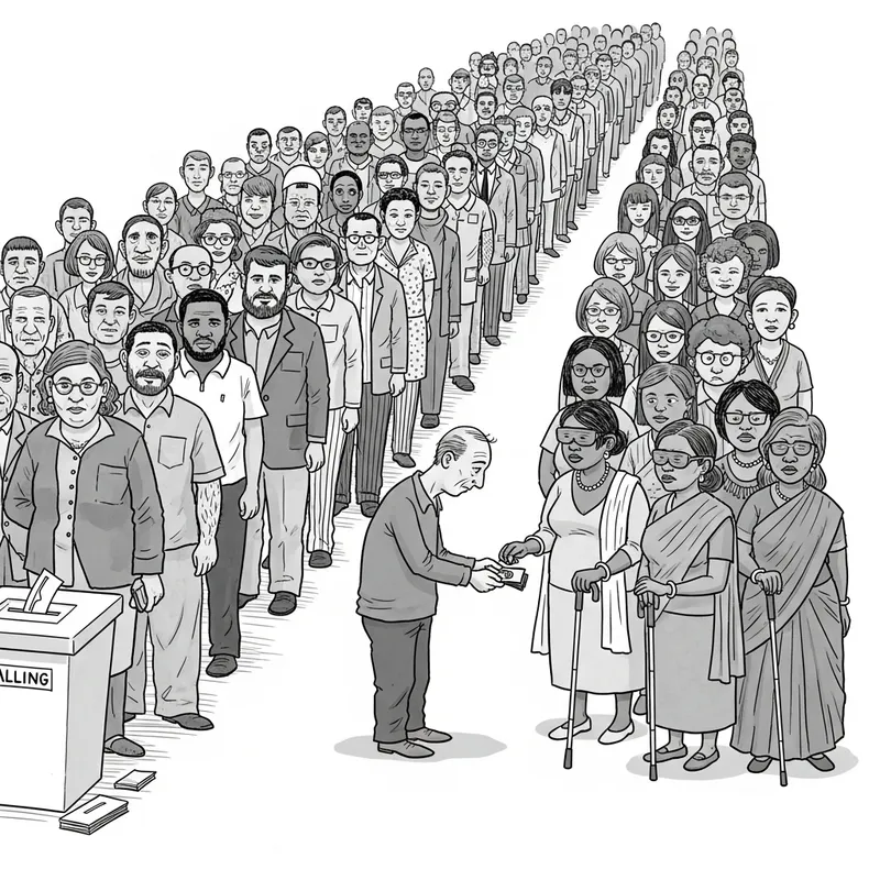 Vote Buying Exposed: An Editorial Cartoon Commentary