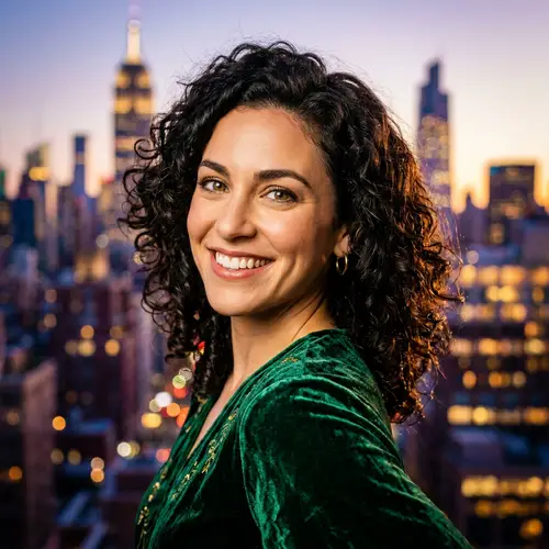 Vibrant Musical Theatre Headshot of a NYC Model