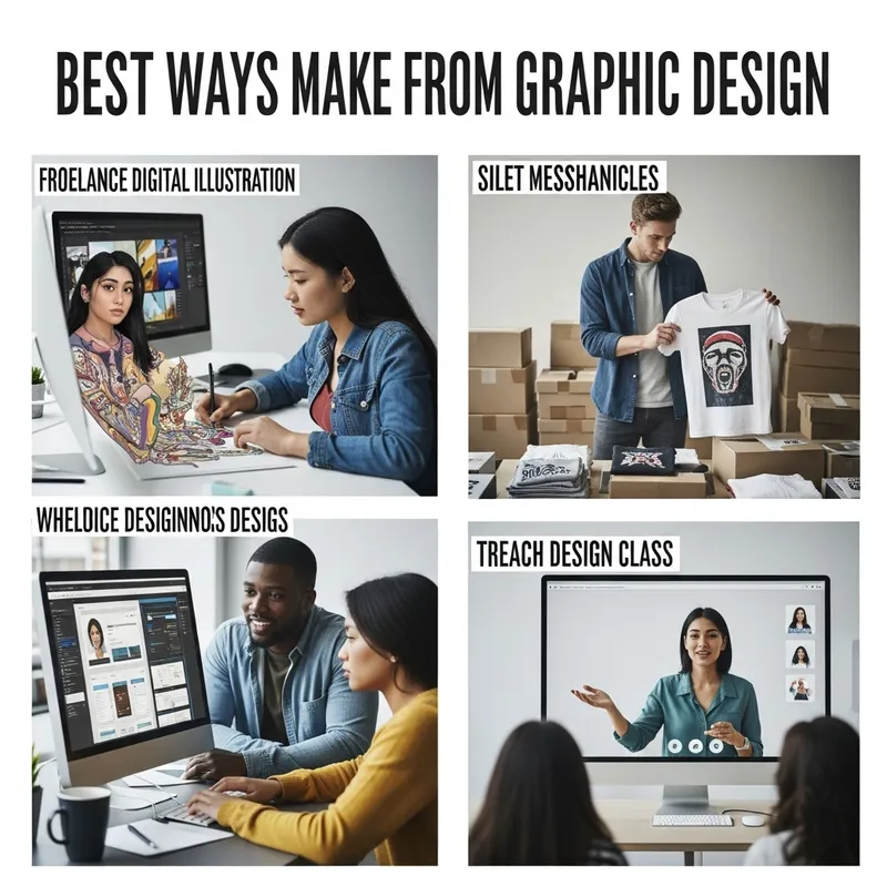 Diverse Ways to Earn Money in Graphic Design Field