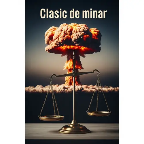 Vintage Trading Scales & Nuclear Mushroom Cloud Book Cover