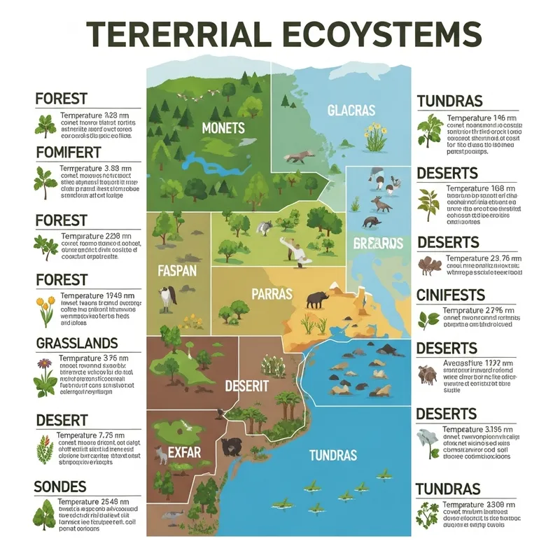 Detailed Conceptual Map of Terrestrial Ecosystem Types