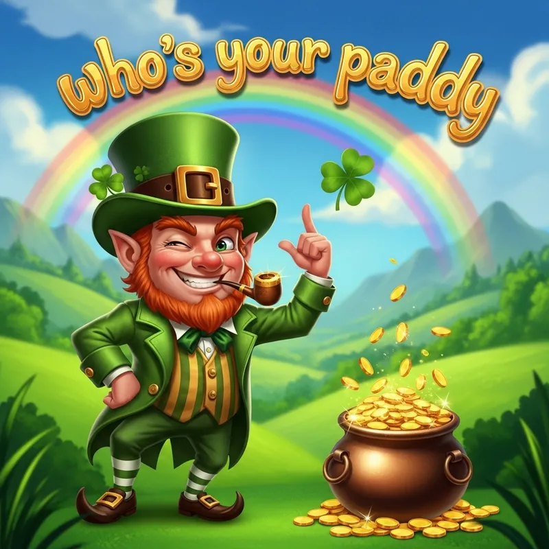 Cheeky Leprechaun Illustration – Who’s Your Paddy