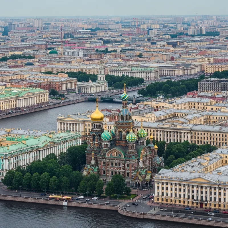Experience the Beauty of Saint Petersburg - Aerial Perspective
