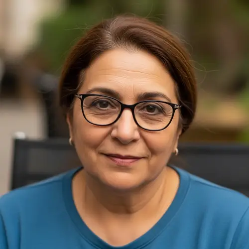 Middle-Eastern Woman in 50's: Aura of Wisdom and Experience