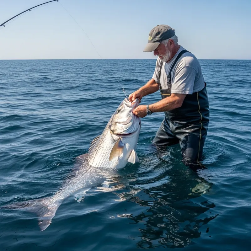 The Old Man vs The Giant Fish: A Battle of Strength and Wit