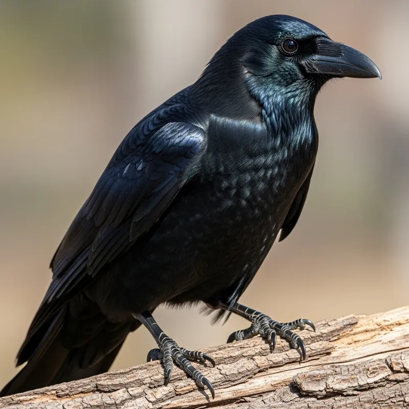 Black Crow in Bulking Stance - Nature's Majesty
