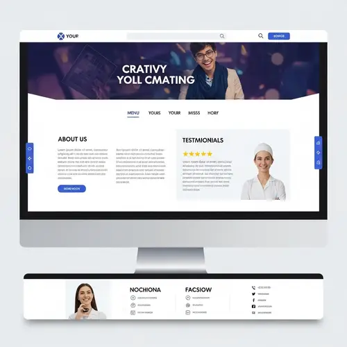 Creative Web Design with Vibrant Sections | Company Values & Reviews