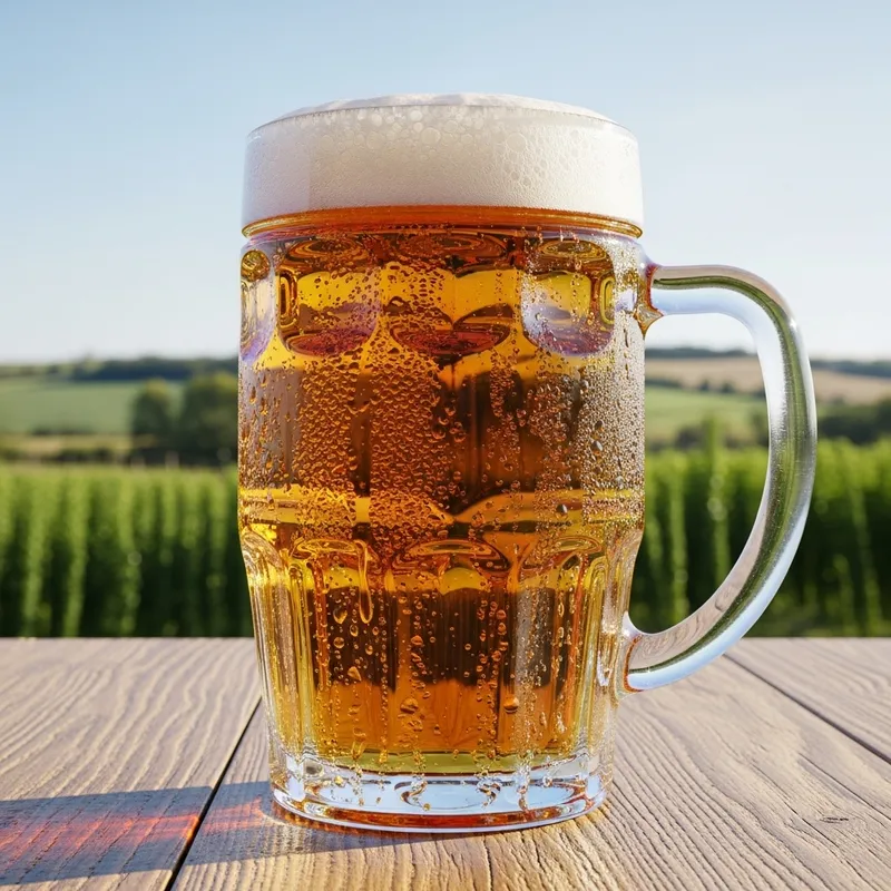 Frothy Golden Bier - Refreshing Craft Beer