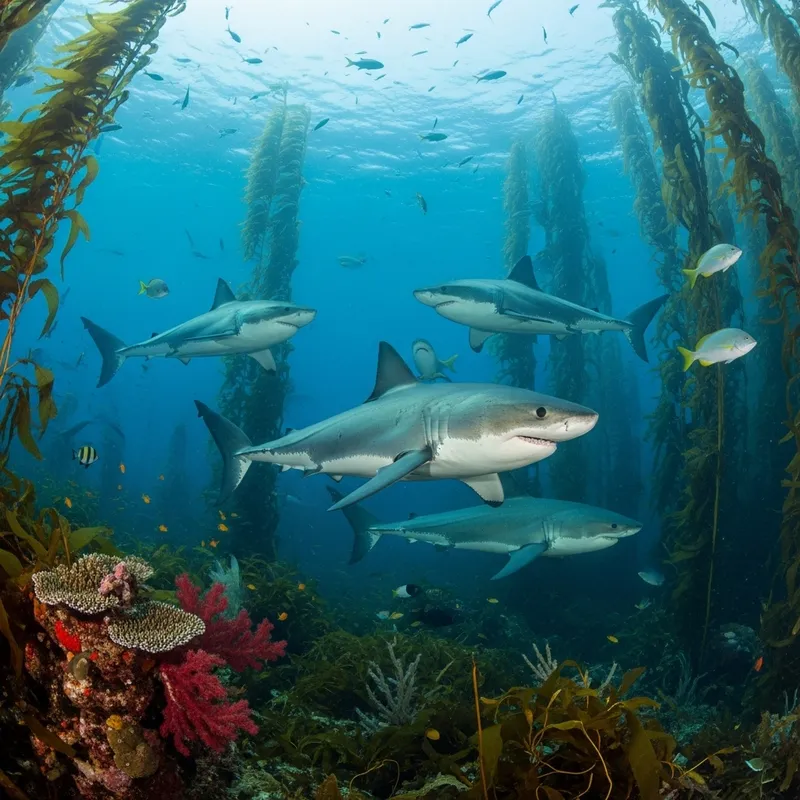 Great White Sharks: Majestic Underwater Documentary