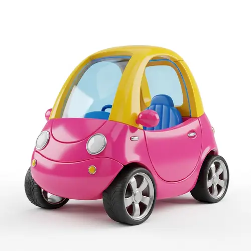 Vibrant and Playful 3D Toy Car Animation