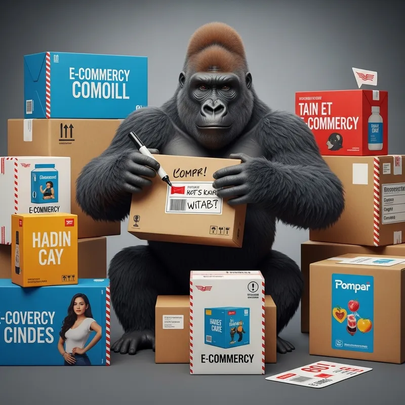 E-Commerce Postal Packaging Gorilla Marketing