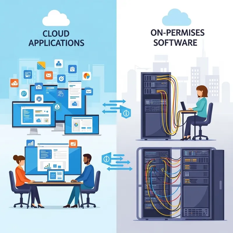 Cloud Applications vs On-Premises Software: A Comprehensive Comparison