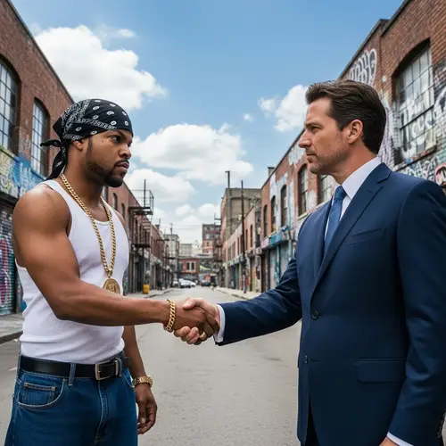 Hip-Hop Artist and Businessman: Collaboration in Style