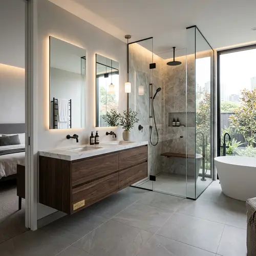 Modern Ensuite Bathroom Interior Design Ideas