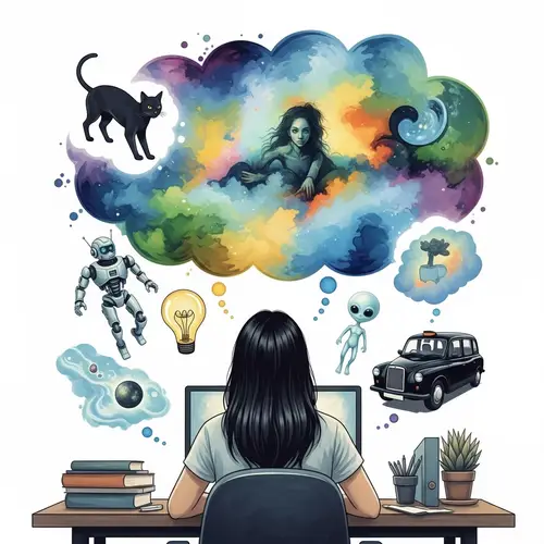 Collective Consciousness: Metaphorical Watercolor Representation