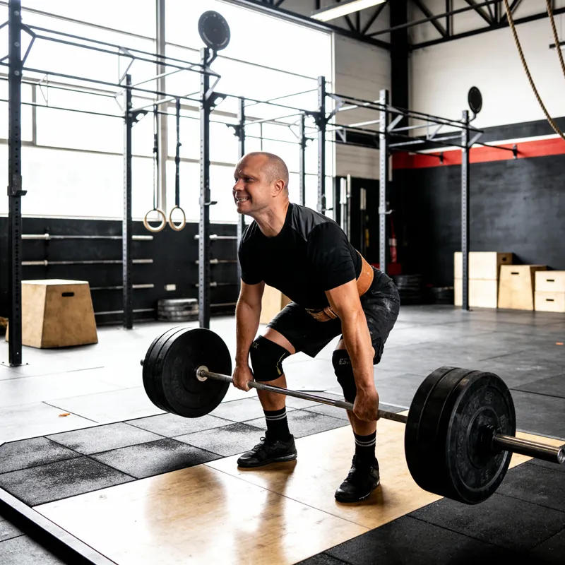 Dynamic CrossFit Action Photo: Deadlifting Excellence