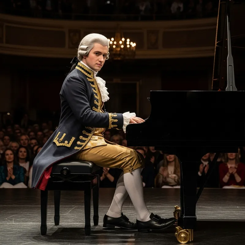 Mozart's Musical Mastery: Enchanting Piano Performance