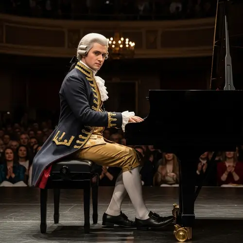 Classical Composer Reimagined: Enthralling Performance in 18th Century Ambiance