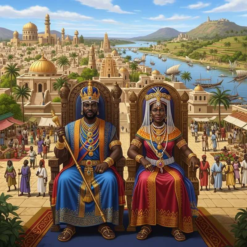 Powerful Black African Dynasties: King and Queen Royalty