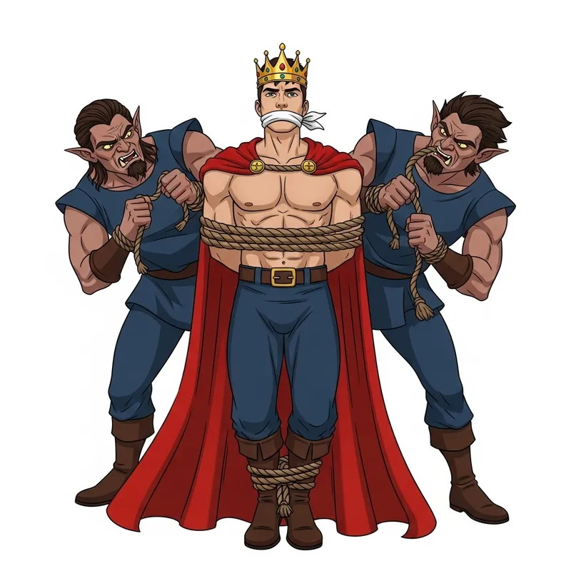 Captured Prince Phillip by Fantastical Creatures - Enchanted Art Captured Prince Phillip by Fantastical Creatures - Enchanted Art