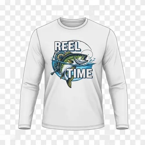 Reel Time Long Sleeve Performance Fishing Shirt