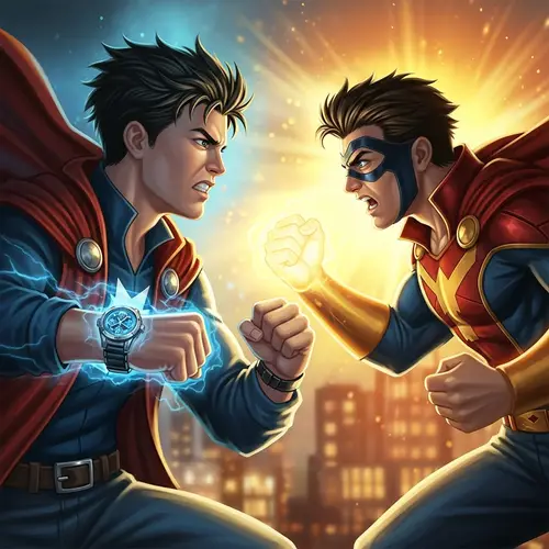 Cosmic Powers Clash: Hero vs Solar Warrior