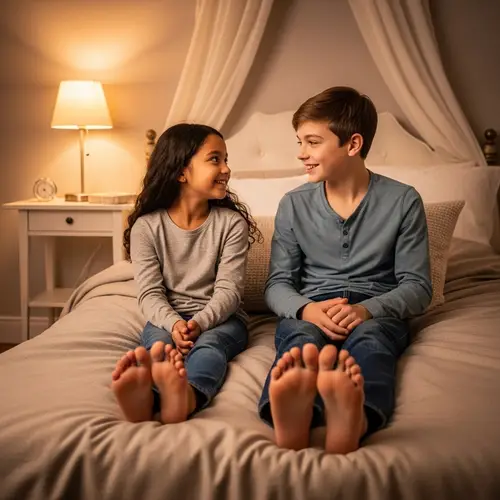 Innocent Friendship: Cozy Moments of Two Kids