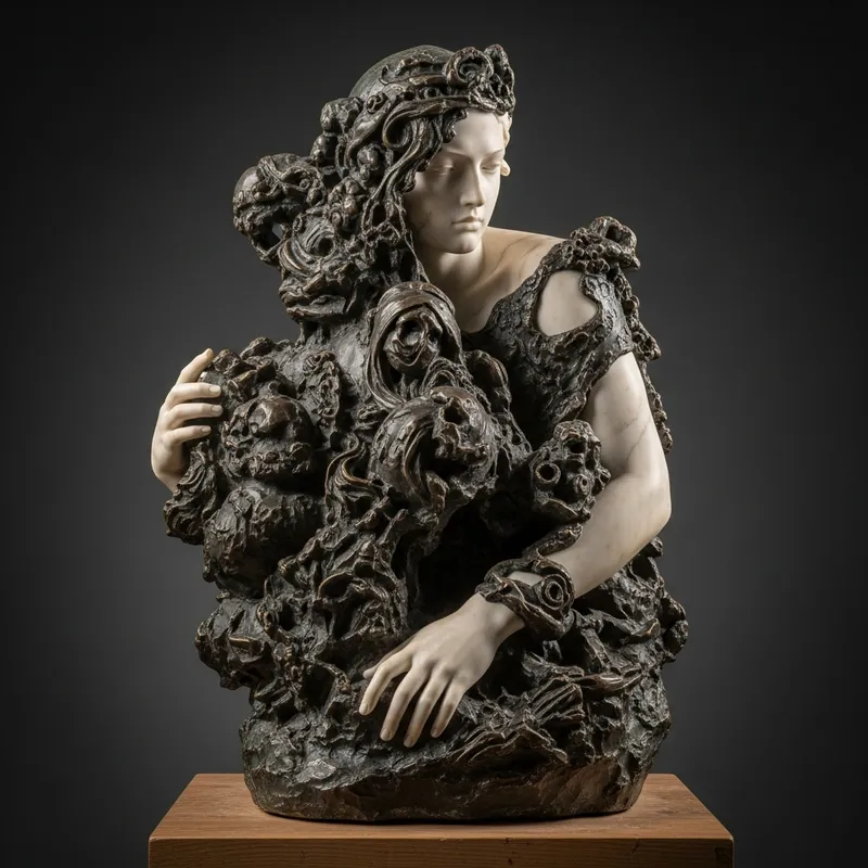 Elegant Sculpture Masterpieces in Marble and Bronze