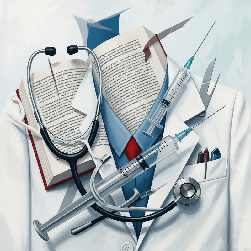 Abstract Doctor Representation | Creative Medical Art