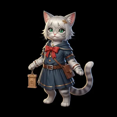 Charming Cat Girl: The Enchanting Humanoid Feline