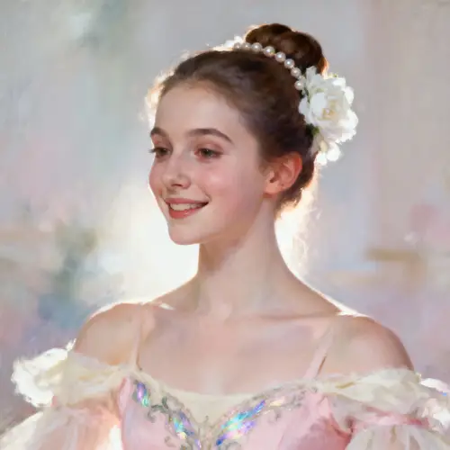 Elegant Ballet Portrait of a Prima Ballerina