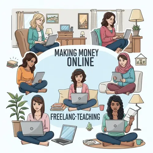 Stay-at-Home Moms Making Money Online - Empowering Diverse Mothers