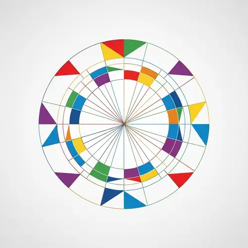Minimalist Geometric Circle Design for Balance and Harmony