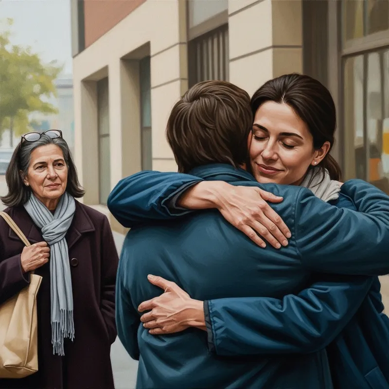 Captivating Realism Art: A Moment of Empathy and Compassion